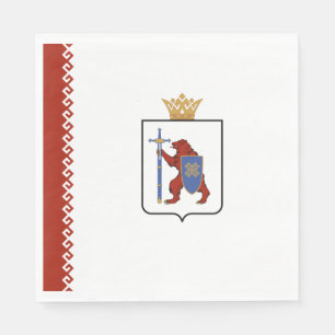 Serviette En Papier Drapeau de Mari El