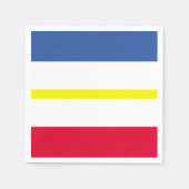 Serviette En Papier Drapeau de Mecklembourg-Poméranie occidentale Papi (Devant)