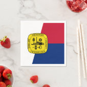 Serviette En Papier Drapeau de Memphis, serviettes du Tennessee (En situation)