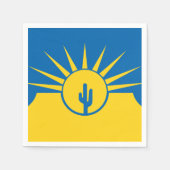 Serviette En Papier Drapeau de Mesa, Arizona Papier serviettes (Devant)