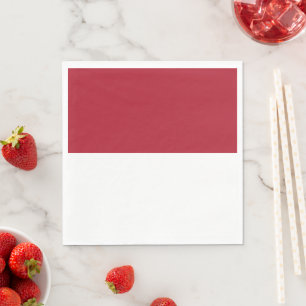 Serviette En Papier Drapeau de Monaco