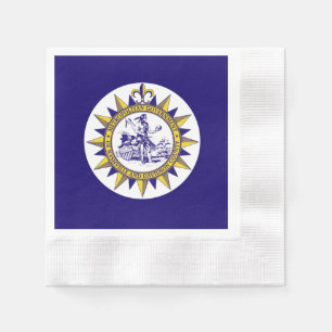 Serviette En Papier Drapeau de Nashville, Tennessee Napkins
