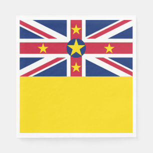 Serviette En Papier Drapeau de Niue