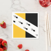 Serviette En Papier Drapeau de Norfolk Papier serviettes (En situation)