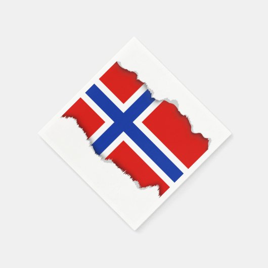 Serviette En Papier Drapeau de Norway (Coin)