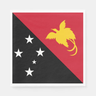 Serviette En Papier Drapeau de Papouasie-Nouvelle-Guinée