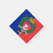 Serviette En Papier Drapeau de Paris, France (Coin)
