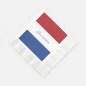Serviette En Papier Drapeau de Pays-Bas patriotique (Coin)