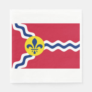 Serviette En Papier Drapeau de Saint-Louis (Missouri)