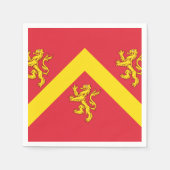 Serviette En Papier Drapeau de serviettes Anglesey (Devant)
