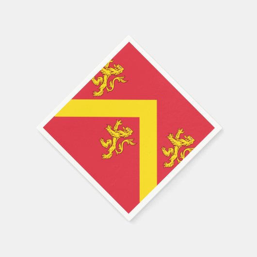 Serviette En Papier Drapeau de serviettes Anglesey (Coin)