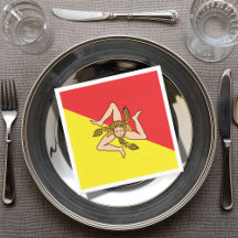 Drapeau de Sicile Soirée et dîner du Parti sicilie