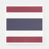 Serviette En Papier Drapeau de Thaïlande (Devant)