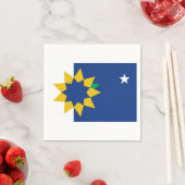 Serviette En Papier Drapeau de Topeka, Kansas (En situation)