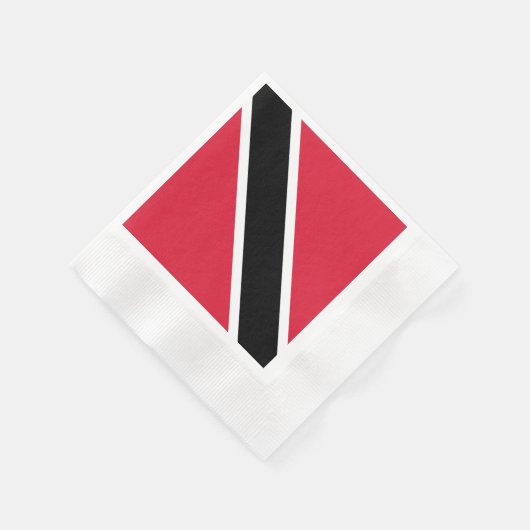Serviette En Papier Drapeau de Trinité-et-Tobago (Coin)