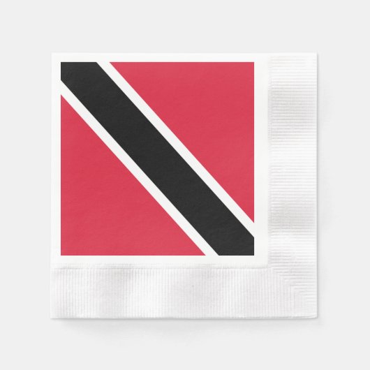 Serviette En Papier Drapeau de Trinité-et-Tobago (Devant)