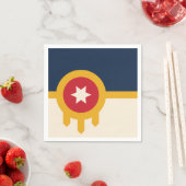 Serviette En Papier Drapeau de Tulsa, Oklahoma (En situation)