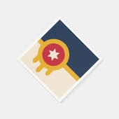 Serviette En Papier Drapeau de Tulsa, Oklahoma (Coin)