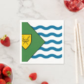 Serviette En Papier Drapeau de Vancouver (Colombie-Britannique) (En situation)