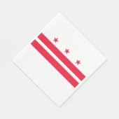 Serviette En Papier Drapeau de Washington D.C. (District de Columbia) (Coin)