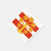 Serviette En Papier Drapeau de Westmorland Papier serviettes (Coin)