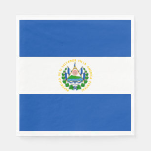 Serviette En Papier Drapeau d'El Salvador