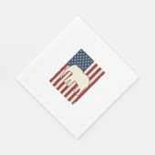 Serviette En Papier Drapeau d'éléphant patriotique Conception vectorie (Coin)