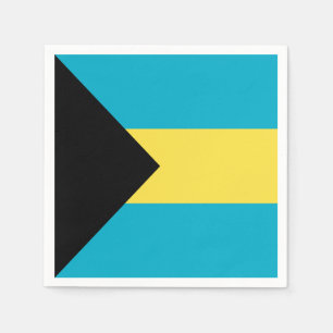 Serviette En Papier Drapeau des Bahamas