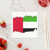 Serviette En Papier Drapeau des Émirats arabes unis (En situation)