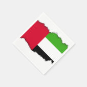 Serviette En Papier Drapeau des Émirats arabes unis (Coin)
