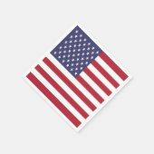 Serviette En Papier Drapeau des États-Unis (Coin)