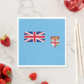 Serviette En Papier Drapeau des Fidji (En situation)