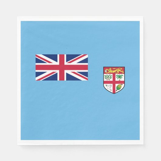 Serviette En Papier Drapeau des Fidji (Devant)