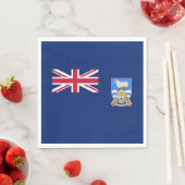 Serviette En Papier Drapeau des îles Falkland (En situation)