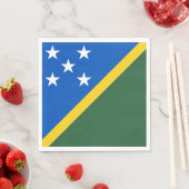 Serviette En Papier Drapeau des Îles Salomon (En situation)