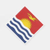 Serviette En Papier Drapeau des Kiribati (Coin)