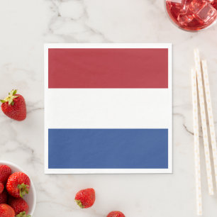 Serviette En Papier Drapeau des Pays-Bas