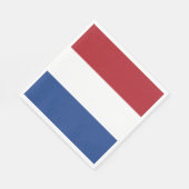Serviette En Papier Drapeau des Pays-Bas (Coin)