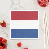 Serviette En Papier Drapeau des Pays-Bas (En situation)