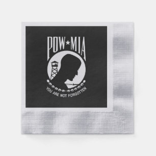 Serviette En Papier Drapeau des prisonniers de guerre et disparus : So