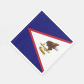 Serviette En Papier Drapeau des Samoa américaines (Coin)