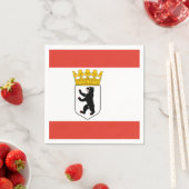 Serviette En Papier Drapeau des serviettes de Berlin (En situation)