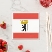 Serviette En Papier Drapeau des serviettes de Berlin (En situation)