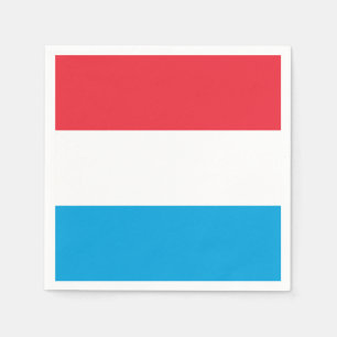 Serviette En Papier Drapeau des serviettes de papier du luxembourgeois