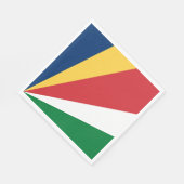 Serviette En Papier Drapeau des Seychelles (Coin)