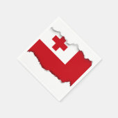 Serviette En Papier Drapeau des Tonga (Coin)