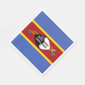 Serviette En Papier Drapeau d'Eswatini (Coin)