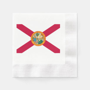 Serviette En Papier Drapeau d'État de Floride
