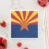 Serviette En Papier Drapeau d'État de l'Arizona (En situation)