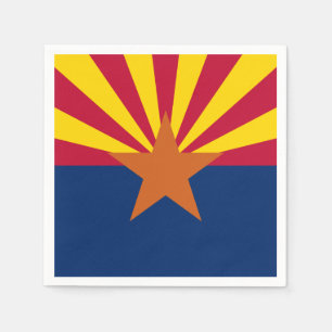 Serviette En Papier Drapeau d'État de l'Arizona